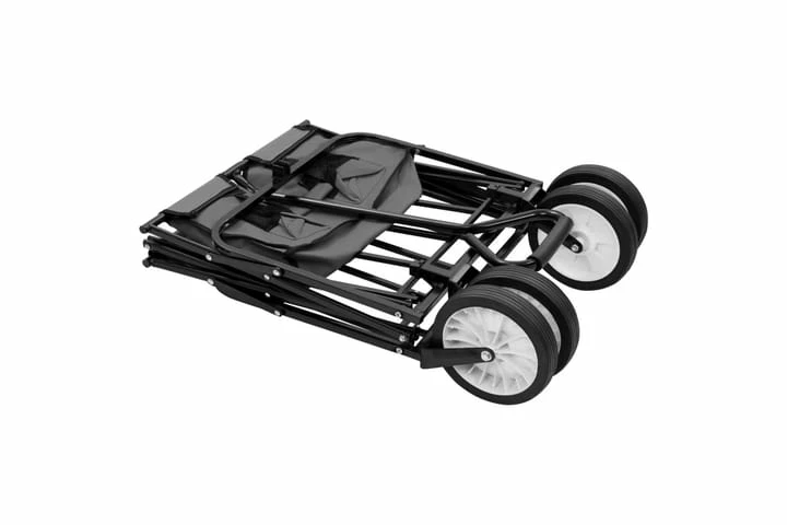 Foldbar Trækvogn Stål Grå 8 Foldbar Trækvogn Stål Grå - Billede 6