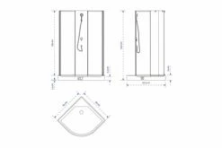 Gullebo Brusekabine 200 Cm -TRADEMAX Salg gullebo brusekabine 200 cm sorthvid 4190248 1