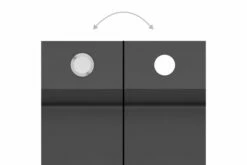 Håndlavet Køkkenvask Med Afløbshul Rustfrit Stål Sort