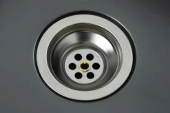 Håndlavet Køkkenvask Med Afløbshul Rustfrit Stål Sort -TRADEMAX Salg haandlavet koekkenvask med afloebshul rustfrit staal sort sort 4462421