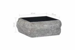 Håndvask 30x30x13 Cm Marmor Sort -TRADEMAX Salg haandvask 30x30x13 cm marmor sort sort 4078271 1
