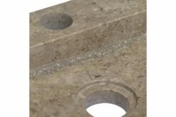 Håndvask 38x24x6,5 Cm Marmor Grå