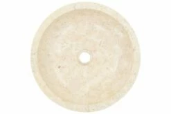 Håndvask 40 X 12 Cm Marmor Cremefarvet