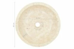 Håndvask 40 X 12 Cm Marmor Cremefarvet -TRADEMAX Salg haandvask 40 x 12 cm marmor cremefarvet creme 4073478