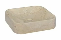 Håndvask 40x40x10 Cm Marmor Cremefarvet -TRADEMAX Salg haandvask 40x40x10 cm marmor cremefarvet creme 4071961