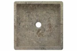 Håndvask 40x40x10 Cm Marmor Grå -TRADEMAX Salg haandvask 40x40x10 cm marmor graa graa 4078186 1
