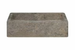 Håndvask 40x40x10 Cm Marmor Grå -TRADEMAX Salg haandvask 40x40x10 cm marmor graa graa 4078187 1
