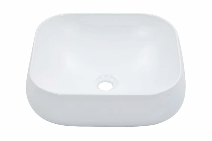 Håndvask 44,5 X 39,5 X 14,5 Cm Keramik Hvid 10 Håndvask 44,5 X 39,5 X 14,5 Cm Keramik Hvid - Billede 8