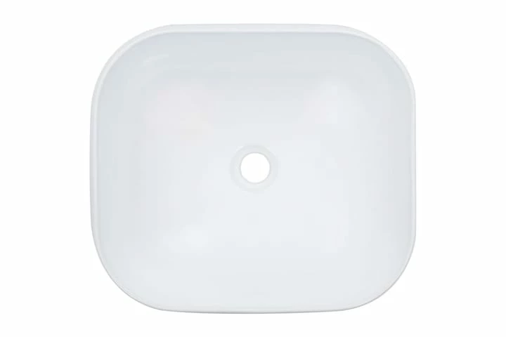 Håndvask 44,5 X 39,5 X 14,5 Cm Keramik Hvid 3 Håndvask 44,5 X 39,5 X 14,5 Cm Keramik Hvid