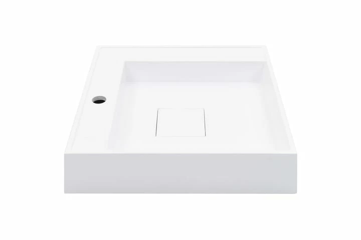 Håndvask 50 X 50 X 12,3 Cm Mineralstøbt/marmorstøbt Hvid 6 Håndvask 50 X 50 X 12,3 Cm Mineralstøbt/marmorstøbt Hvid - Billede 4