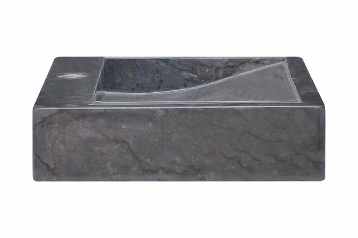 Håndvask 58x39x10 Cm Marmor Sort 4 Håndvask 58x39x10 Cm Marmor Sort - Billede 2