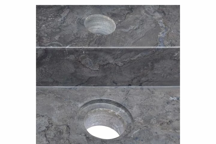 Håndvask 58x39x10 Cm Marmor Sort 8 Håndvask 58x39x10 Cm Marmor Sort - Billede 6