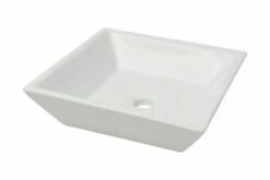 Håndvask Firkantet Keramik 41,5 X 41,5 X 12 Cm Hvid -TRADEMAX Salg haandvask firkantet keramik 415 x 415 x 12 cm hvid hvid 4071128