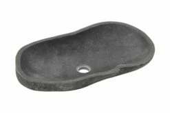 Håndvask Flodsten Oval 60-70 Cm -TRADEMAX Salg haandvask flodsten oval 60 70 cm graa 4071189 1