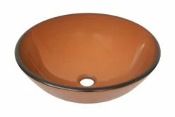 Håndvask Hærdet Glas 42 Cm Brun