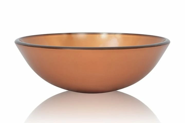 Håndvask Hærdet Glas 42 Cm Brun 8 Håndvask Hærdet Glas 42 Cm Brun - Billede 6