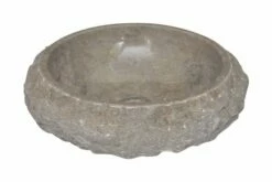 Håndvask Ø40x12 Cm Marmor Grå