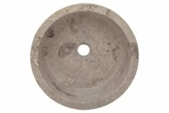 Håndvask Ø40x15 Cm Marmor Grå