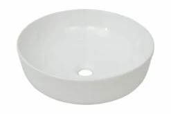 Håndvask Rund Keramik 41,5 X 13,5 Cm Hvid -TRADEMAX Salg haandvask rund keramik 415 x 135 cm hvid hvid 4244749 1