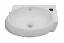 Hjørnehåndvask Overløb Hanehul Keramisk Hvid 26 Hjørnehåndvask Overløb Hanehul Keramisk Hvid -TRADEMAX Salg hjoernehaandvask overloeb hanehul keramisk hvid hvid 4073045 1