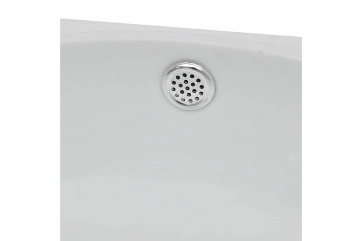 Hjørnehåndvask Overløb Hanehul Keramisk Hvid 11 Hjørnehåndvask Overløb Hanehul Keramisk Hvid - Billede 9