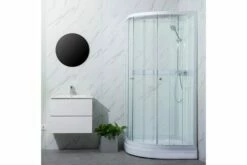 Ideal Brusekabine 90x90 Cm Rund -TRADEMAX Salg ideal brusekabine 90x90 cm rund hvid 3246421 2