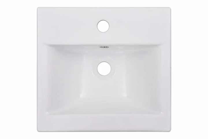 Indbygget Håndvask 42x39x18 Cm Keramisk Hvid 6 Indbygget Håndvask 42x39x18 Cm Keramisk Hvid - Billede 4