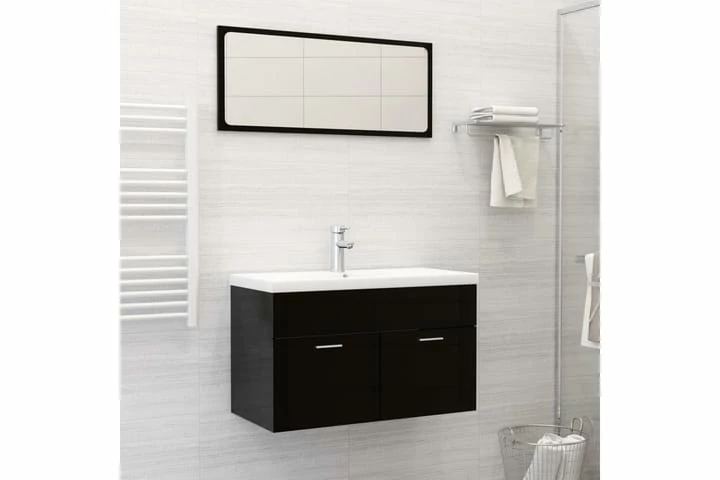 Indbygget Håndvask Med Hane 81x39x18 Cm Keramisk Hvid 21 Indbygget Håndvask Med Hane 81x39x18 Cm Keramisk Hvid - Billede 19