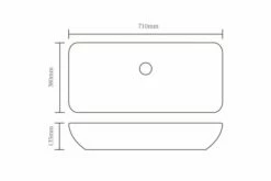 Keramisk Badeværelsesvask Basin Sort Rektangulær 23 Keramisk Badeværelsesvask Basin Sort Rektangulær -TRADEMAX Salg keramisk badevaerelsesvask basin sort rektangulaer sort 4073511