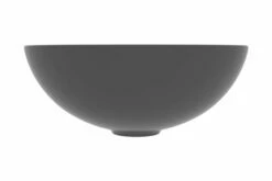 Keramisk Håndask Til Badeværelse Rund Mørkegrå -TRADEMAX Salg keramisk haandask til badevaerelse rund moerkegraa 4246974 1