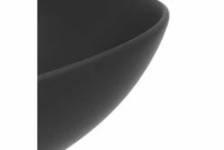 Keramisk Håndask Til Badeværelse Rund Mørkegrå -TRADEMAX Salg keramisk haandask til badevaerelse rund moerkegraa 4246975 1