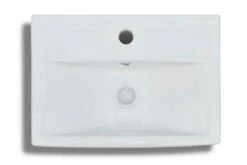 Keramisk Håndvask Overløb Hanehul Firkantet Hvid -TRADEMAX Salg keramisk haandvask overloeb hanehul firkantet hvid hvid 4073021 1