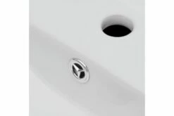 Keramisk Håndvask Overløb Hanehul Firkantet Hvid -TRADEMAX Salg keramisk haandvask overloeb hanehul firkantet hvid hvid 4073022