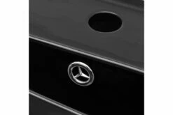 Keramisk Håndvask Overløb Hanehul Firkantet Sort -TRADEMAX Salg keramisk haandvask overloeb hanehul firkantet sort sort 4073335 1