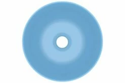 Keramisk Håndvask Til Badeværelse Rund Lyseblå 16 Keramisk Håndvask Til Badeværelse Rund Lyseblå -TRADEMAX Salg keramisk haandvask til badevaerelse rund lyseblaa 2203776