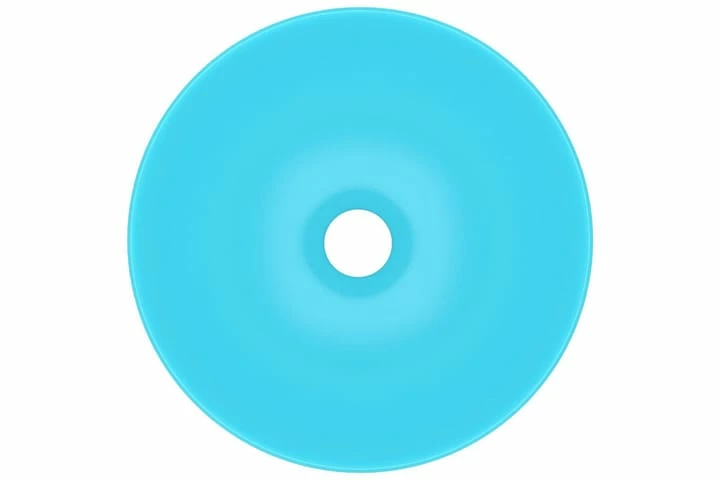 Keramisk Håndvask Til Badeværelse Rund Lysegrøn 3 Keramisk Håndvask Til Badeværelse Rund Lysegrøn