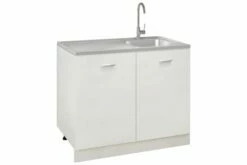 Køkkenvask Med Afløbssæt 1000x600x155 Mm Rustfrit Stål -TRADEMAX Salg koekkenvask med afloebssaet 1000x600x155 mm rustfrit staal soelv 2931144 1