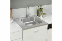 Køkkenvask Med Afløbssæt 600x600x155 Mm Rustfrit Stål -TRADEMAX Salg koekkenvask med afloebssaet 600x600x155 mm rustfrit staal soelv 2933906 1