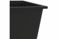 Køkkenvask Med Overløbshul Granit Sort -TRADEMAX Salg koekkenvask med overloebshul granit sort sort 2242200 1