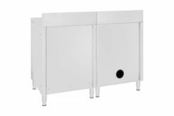 Kommerciel Køkkenvask Med Skab 120x60x96 Cm Rustfrit Stål -TRADEMAX Salg kommerciel koekkenvask med skab 120x60x96 cm rustfrit staal 2373288 1