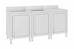 Kommerciel Køkkenvask Med Skab 180x60x96 Cm Rustfrit Stål 17 Kommerciel Køkkenvask Med Skab 180x60x96 Cm Rustfrit Stål -TRADEMAX Salg kommerciel koekkenvask med skab 180x60x96 cm rustfrit staal 4245047