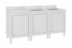 Kommerciel Køkkenvask Med Skab 180x60x96 Cm Rustfrit Stål 21 Kommerciel Køkkenvask Med Skab 180x60x96 Cm Rustfrit Stål -TRADEMAX Salg kommerciel koekkenvask med skab 180x60x96 cm rustfrit staal 4247301 1