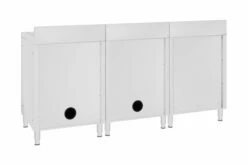 Kommerciel Køkkenvask Med Skab 180x60x96 Cm Rustfrit Stål