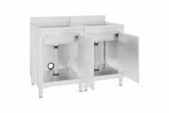 Kommerciel Køkkenvask Med Skabe 2 Stk. Rustfrit Stål 15 Kommerciel Køkkenvask Med Skabe 2 Stk. Rustfrit Stål -TRADEMAX Salg kommerciel koekkenvask med skabe 2 stk rustfrit staal 2373614 1