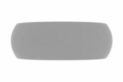 Luksuriøs Håndvask 40x15 Cm Rund Keramik Mat Lysegrå -TRADEMAX Salg luksurioes haandvask 40x15 cm rund keramik mat lysegraa 4076793 1