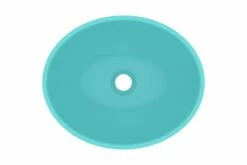 Luksuriøs Håndvask 40x33 Cm Keramisk Oval Mat Lysegrøn -TRADEMAX Salg luksurioes haandvask 40x33 cm keramisk oval mat lysegroen 4246983