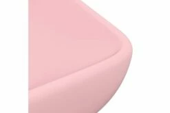 Luksuriøs Håndvask 71x38 Cm Rektangulær Keramik Mat Lyserød -TRADEMAX Salg luksurioes haandvask 71x38 cm rektangulaer keramik mat lyseroed 2167892 1
