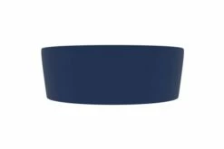 Luksuriøs Håndvask Med Overløb 36x13 Cm Keramik Mat Mørkeblå -TRADEMAX Salg luksurioes haandvask med overloeb 36x13 cm keramik mat moerkeblaa 2166518