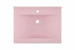 Luksuriøs Håndvask Med Vandhanehul 60x46cm Keramisk Mat Pink 25 Luksuriøs Håndvask Med Vandhanehul 60x46cm Keramisk Mat Pink -TRADEMAX Salg luksurioes haandvask med vandhanehul 60x46cm keramisk mat pink 2166260 1