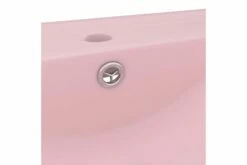 Luksuriøs Håndvask Med Vandhanehul 60x46cm Keramisk Mat Pink 21 Luksuriøs Håndvask Med Vandhanehul 60x46cm Keramisk Mat Pink -TRADEMAX Salg luksurioes haandvask med vandhanehul 60x46cm keramisk mat pink 2166262 1
